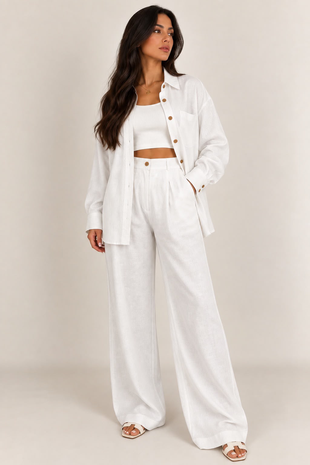 Flowing Linen Set