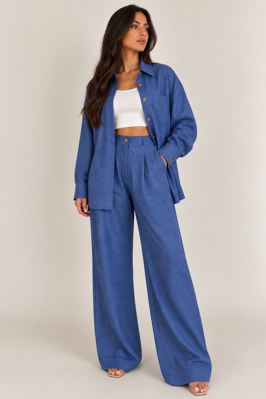 Flowing Linen Set