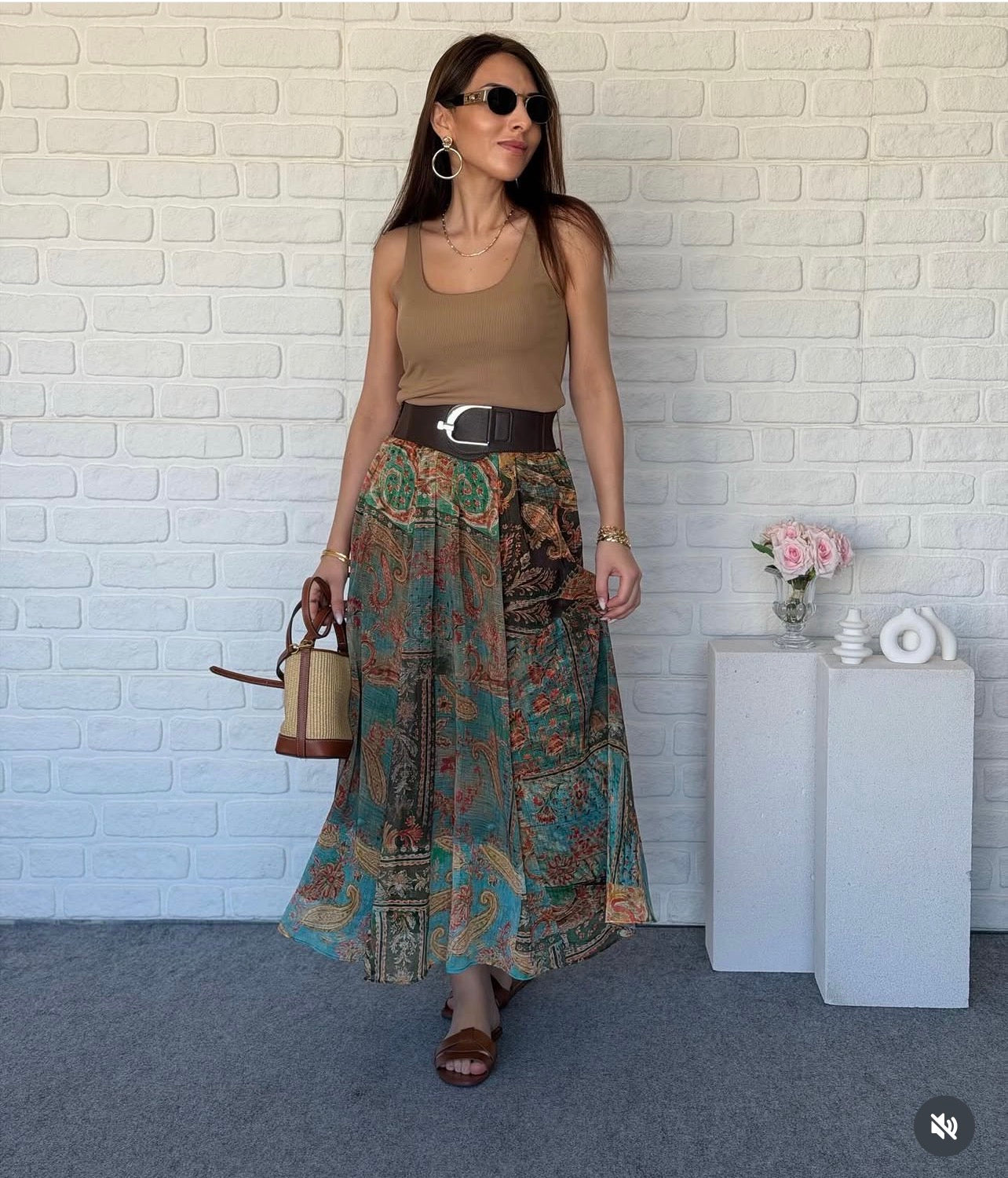 Sahara Muse Skirt - With Belt
