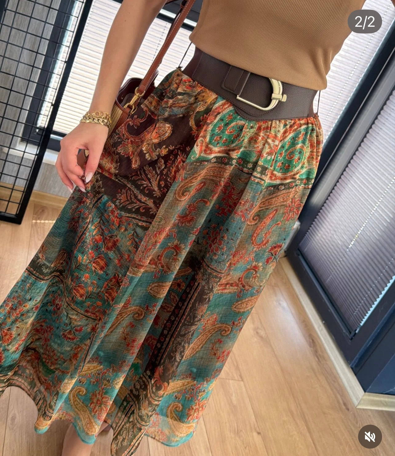 Sahara Muse Skirt - With Belt
