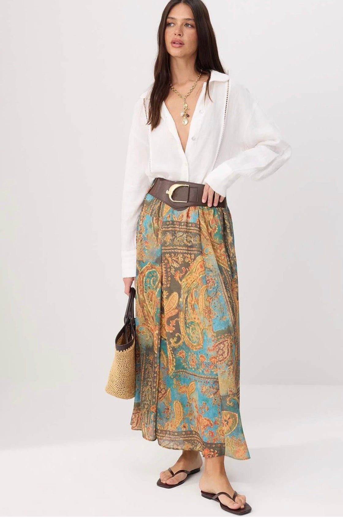 Sahara Muse Skirt - With Belt