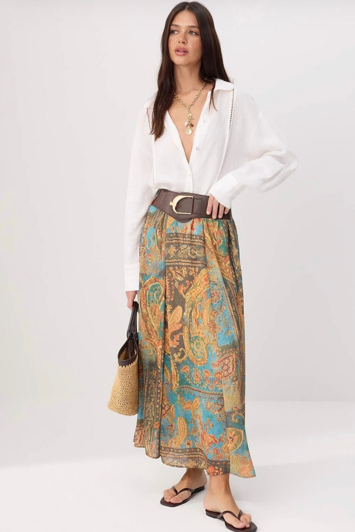 Sahara Muse Skirt - With Belt