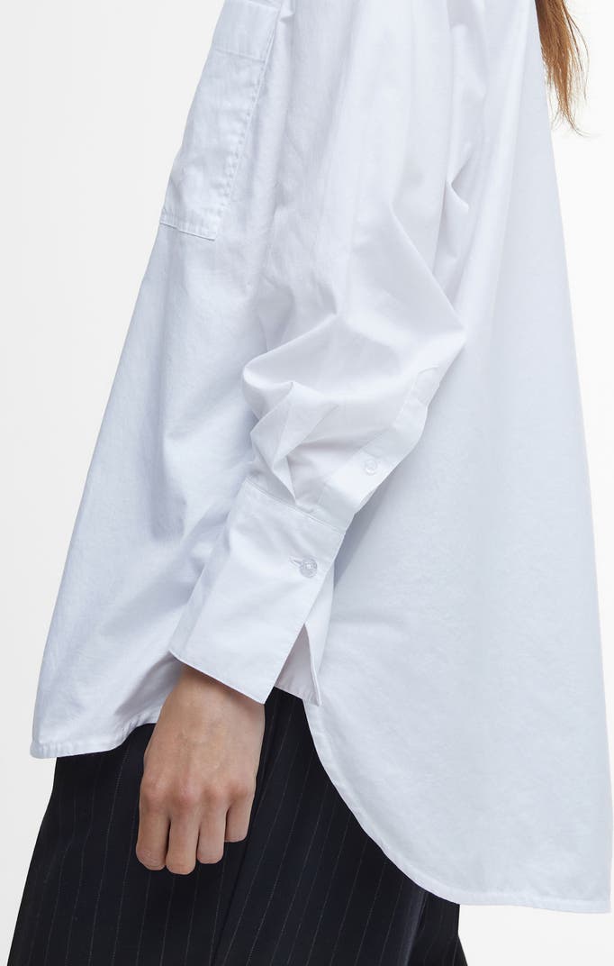 Classic White Button-Up Shirt