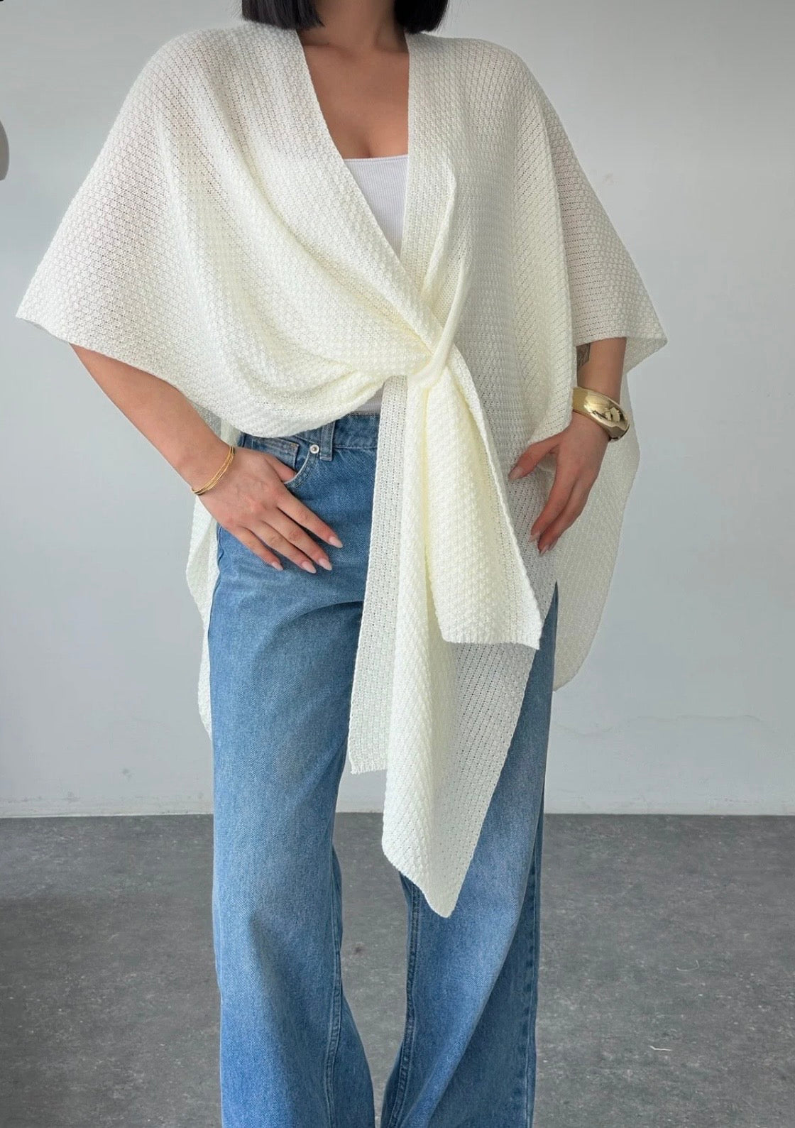 Unbox Knit Wrap
