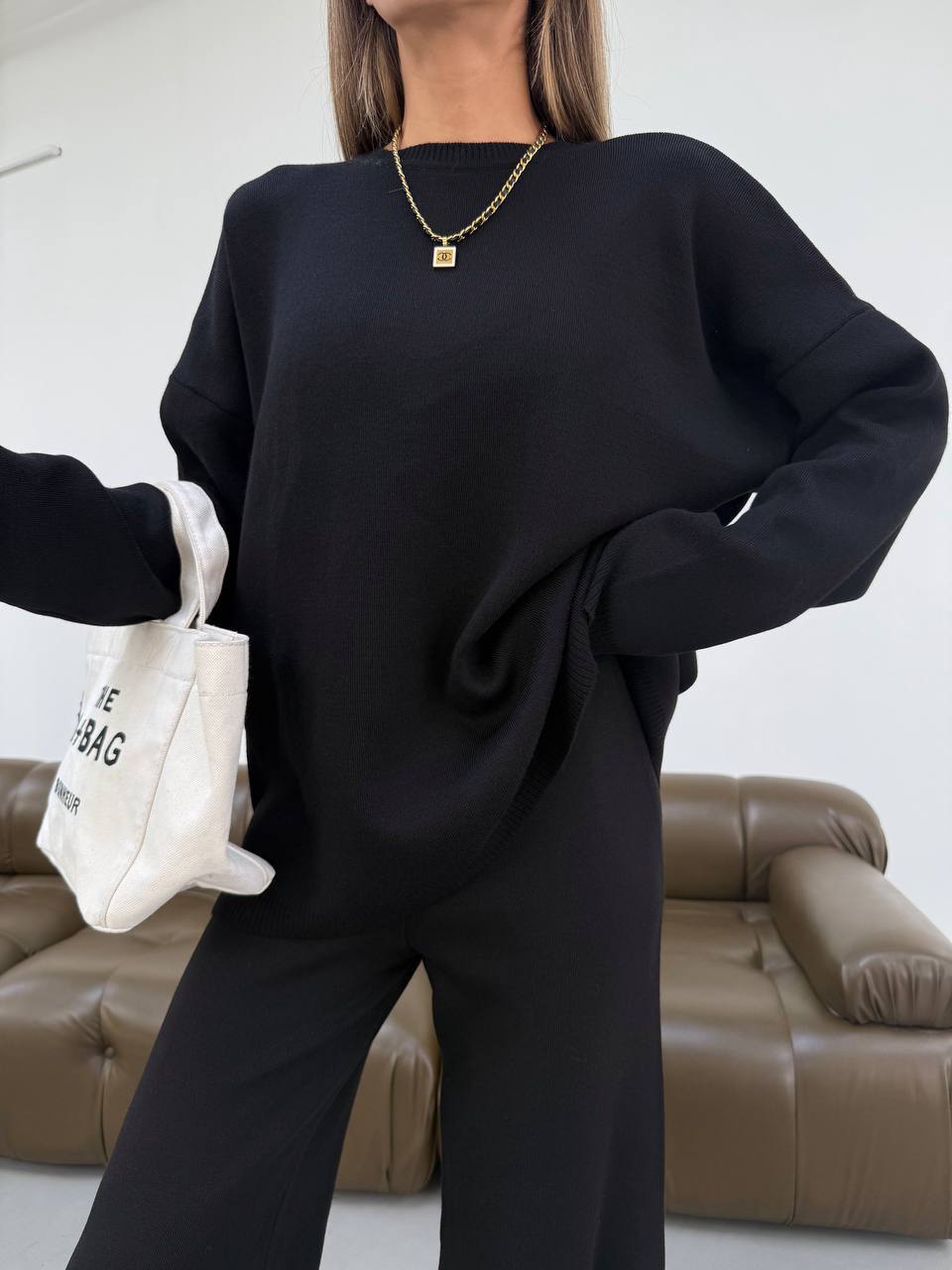 Knit Wide Set - Free size