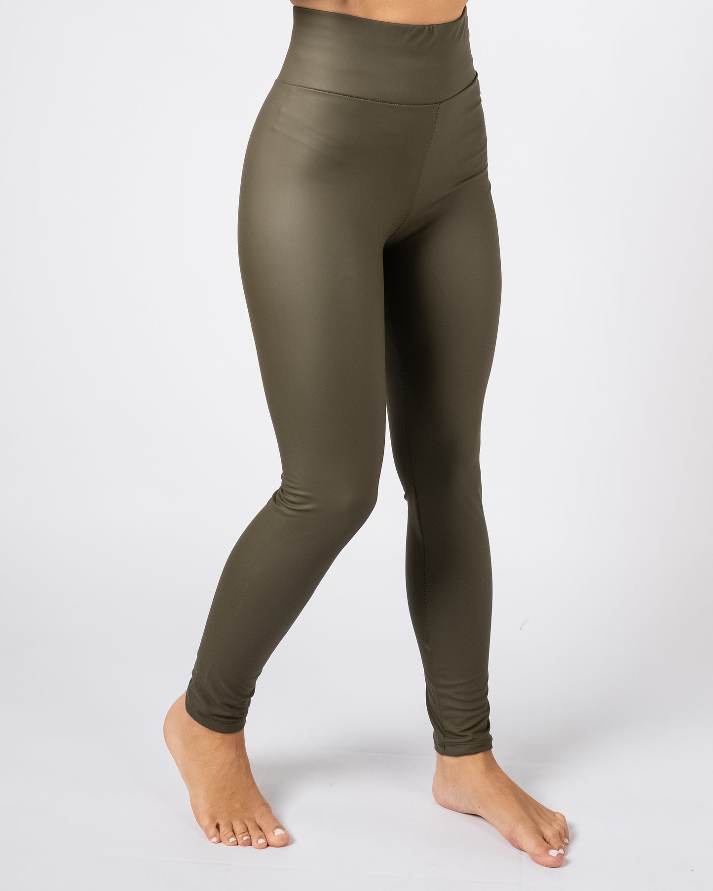 Original Thermal Leather Leggings Matte