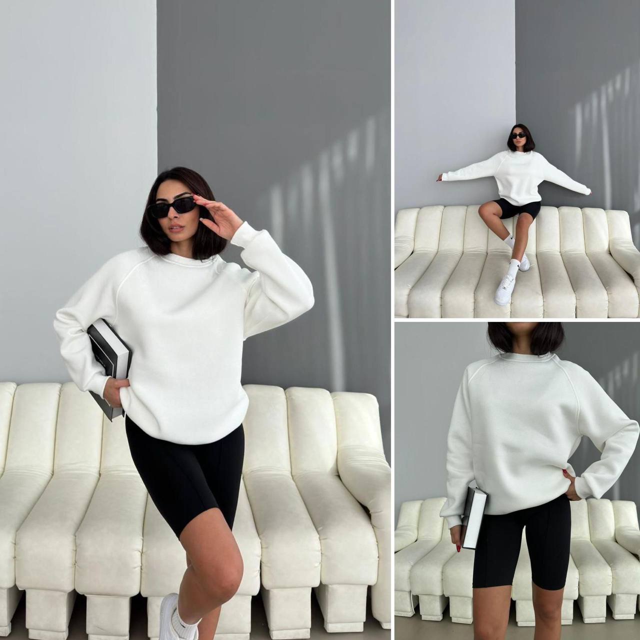 OVERSIZE FLEECED SWEATSHIRT