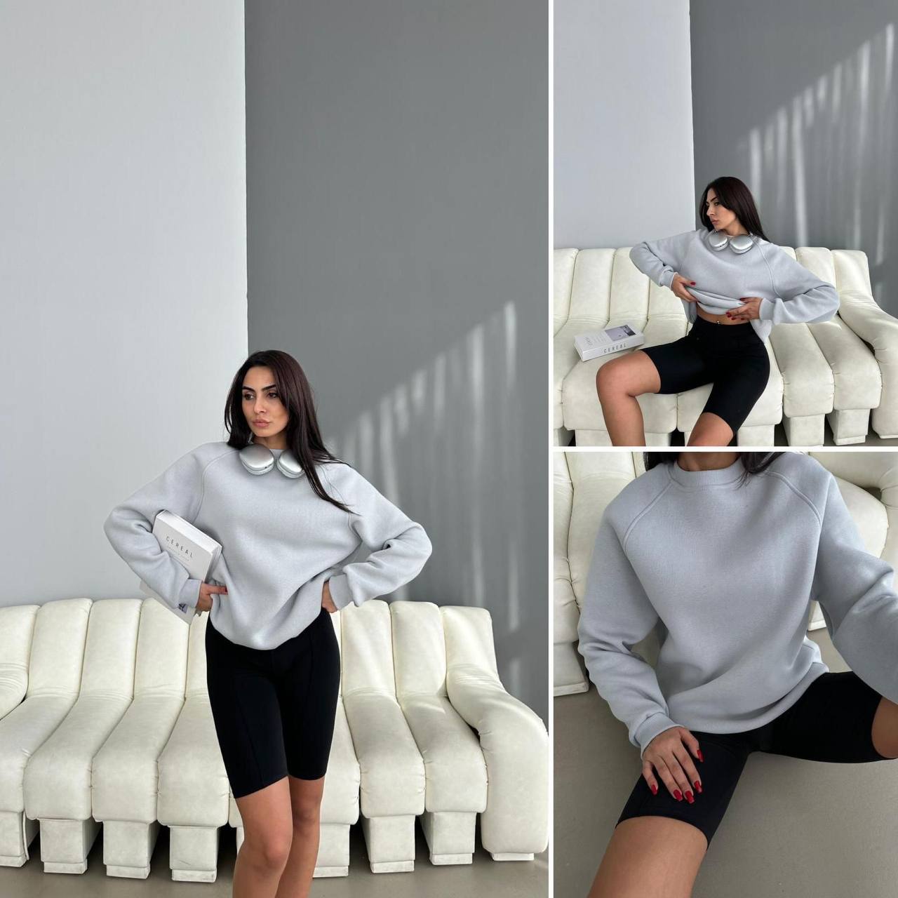 OVERSIZE FLEECED SWEATSHIRT