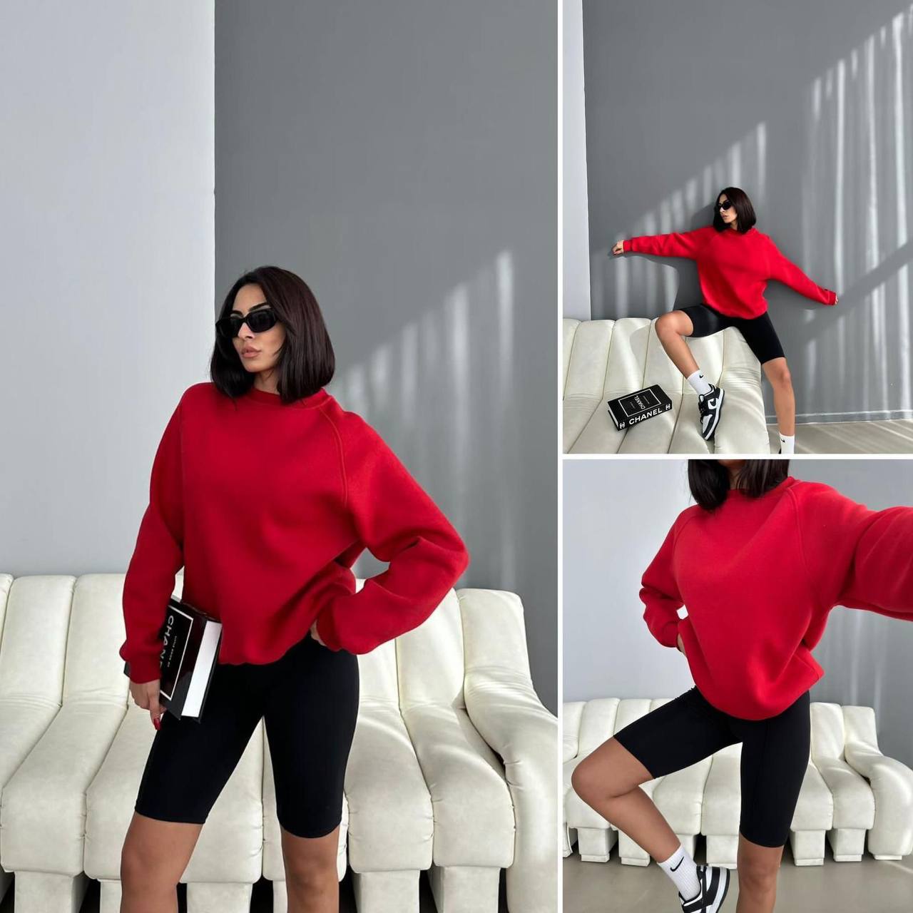 OVERSIZE FLEECED SWEATSHIRT