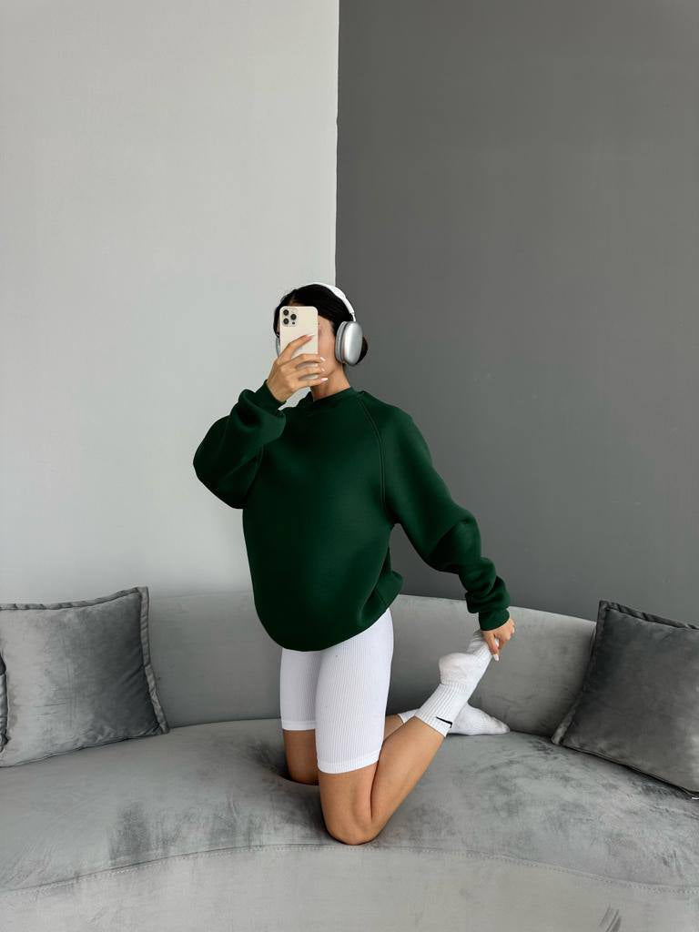 OVERSIZE FLEECED SWEATSHIRT