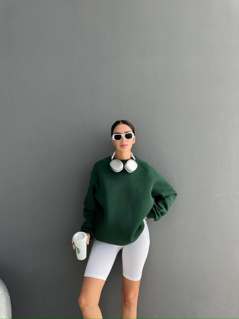 OVERSIZE FLEECED SWEATSHIRT