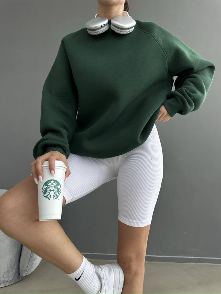 OVERSIZE FLEECED SWEATSHIRT