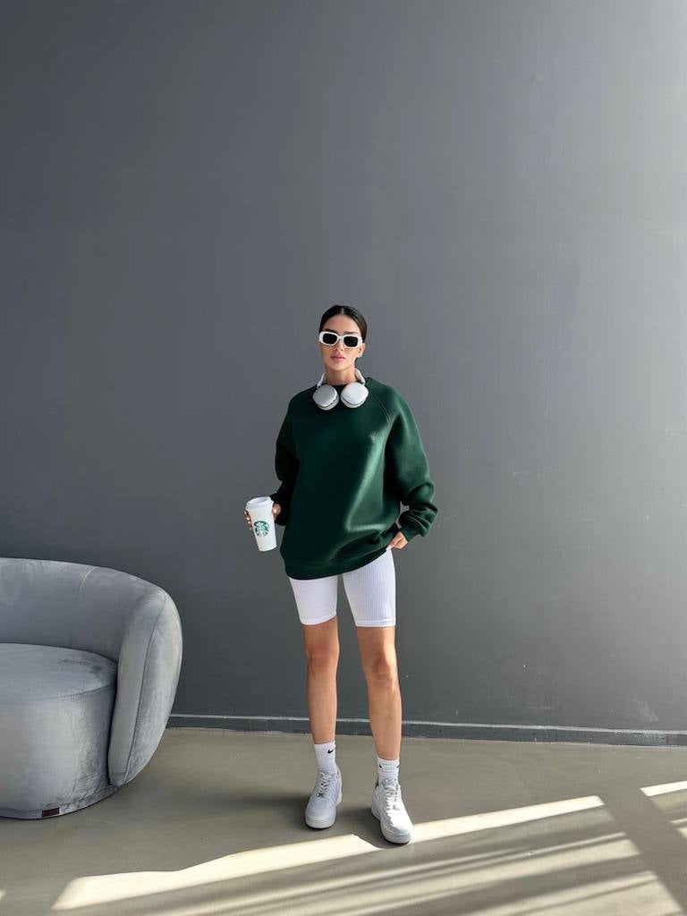 OVERSIZE FLEECED SWEATSHIRT