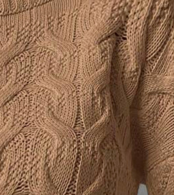 WOOL BLEND KNIT SWEATER