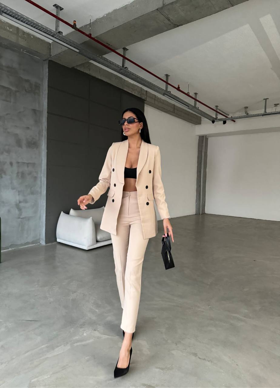 Oversized Blazer & Straight Trouser Set