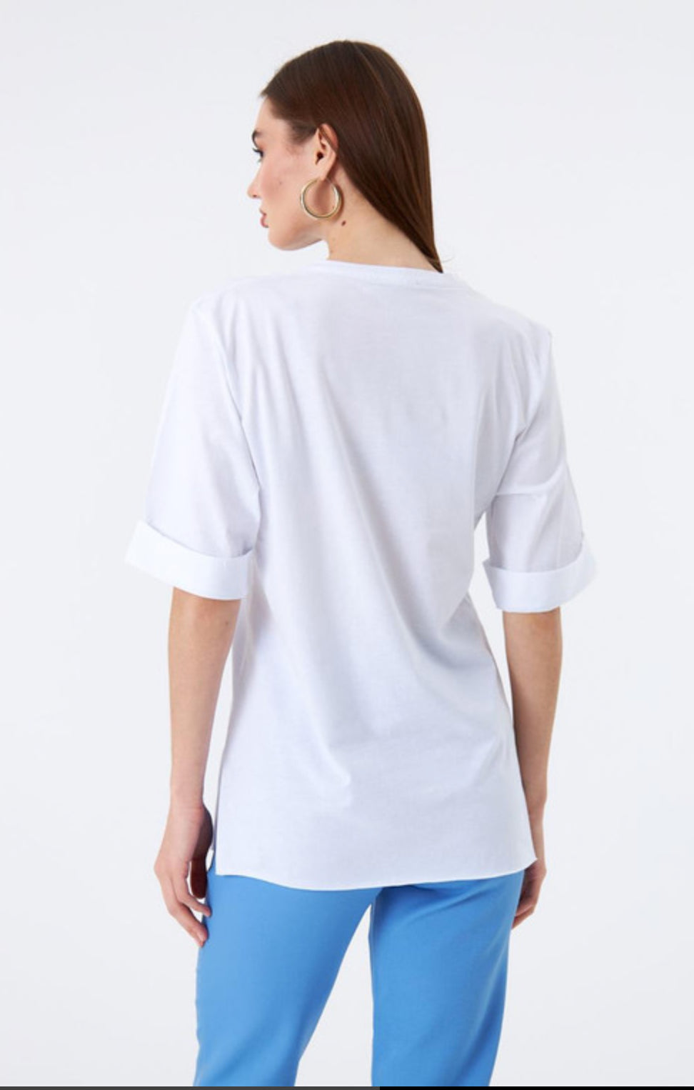 Original  Neck Elbow T-Shirt