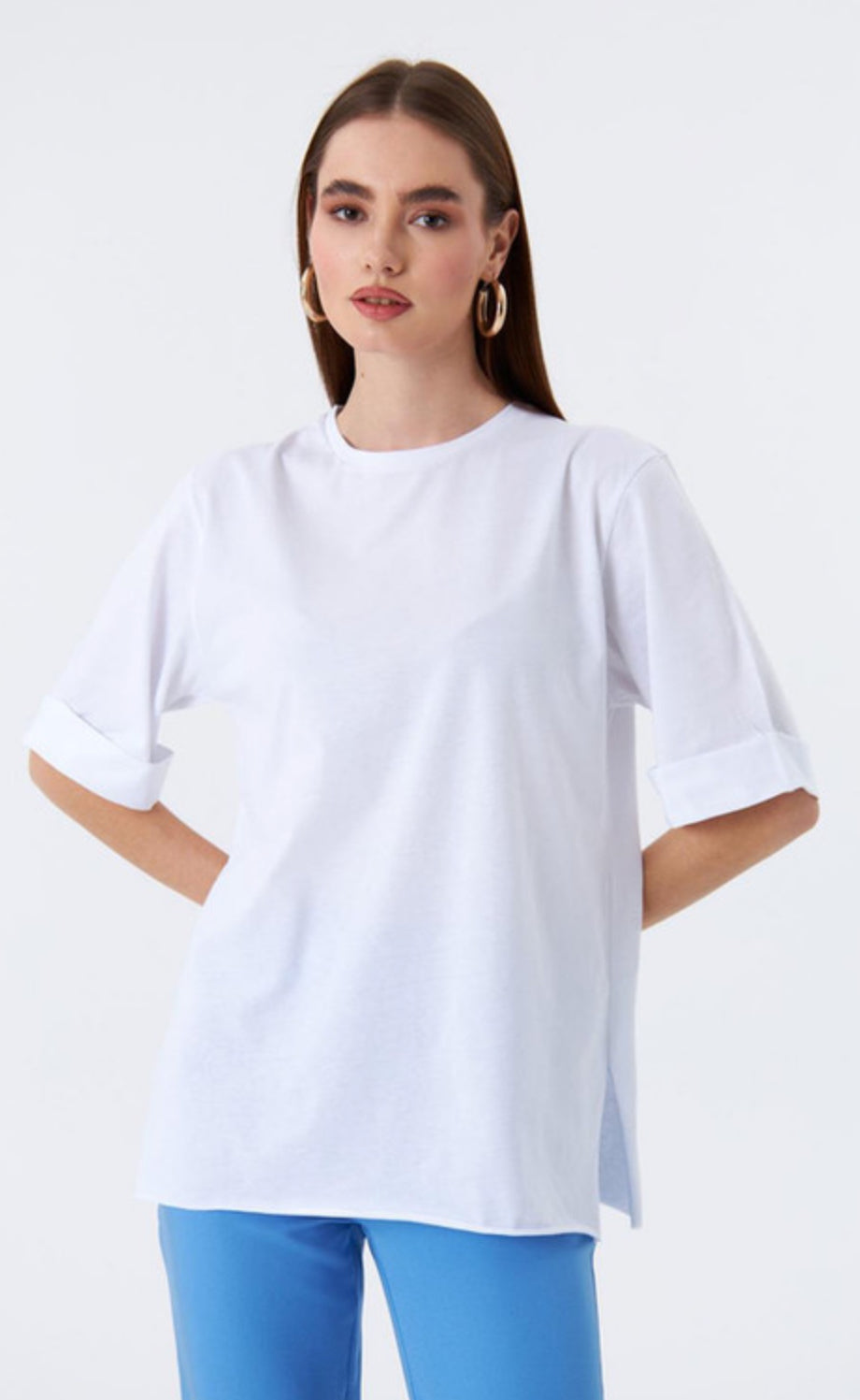 Original  Neck Elbow T-Shirt