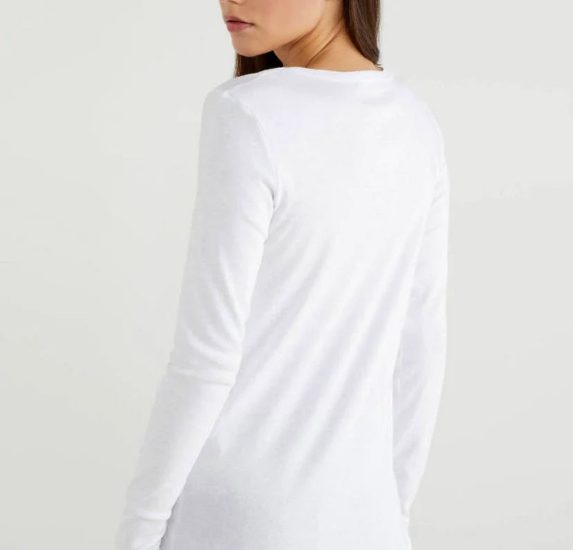 Fitted Basic Long Sleeve Top