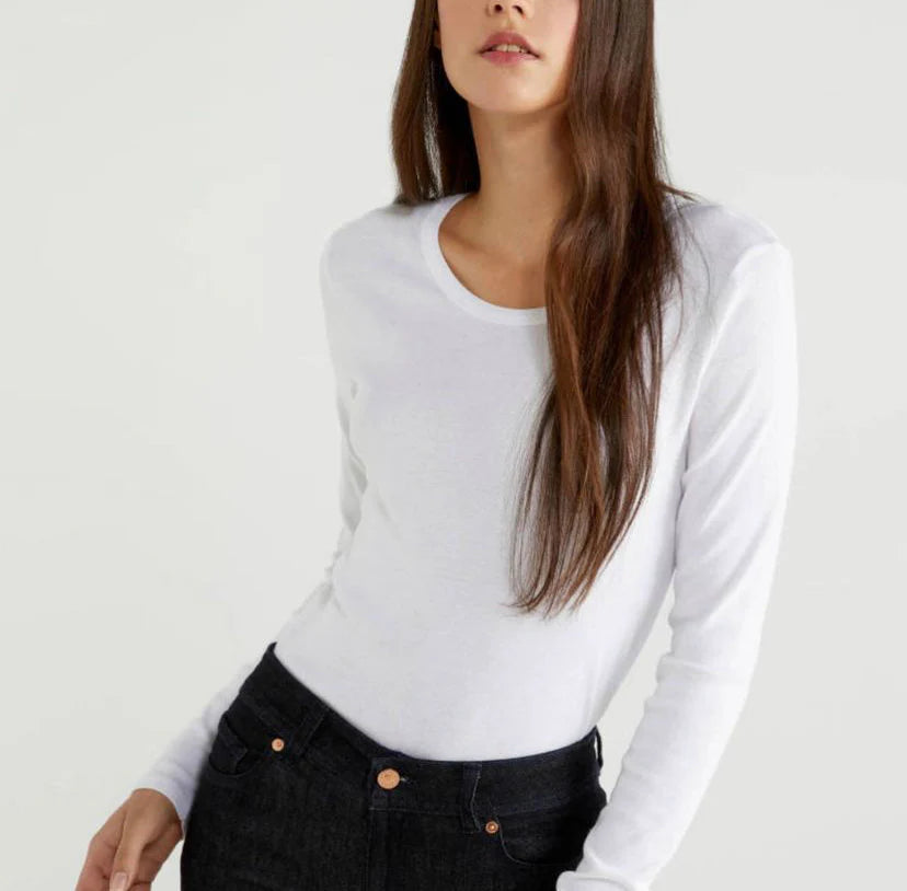 Fitted Basic Long Sleeve Top