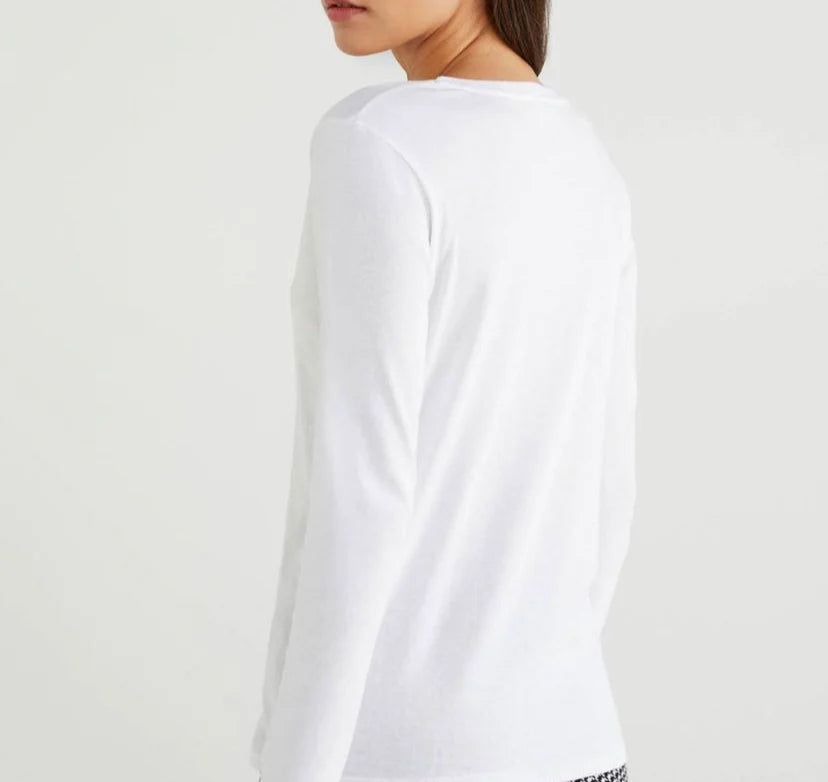 Fitted Basic Long Sleeve Top