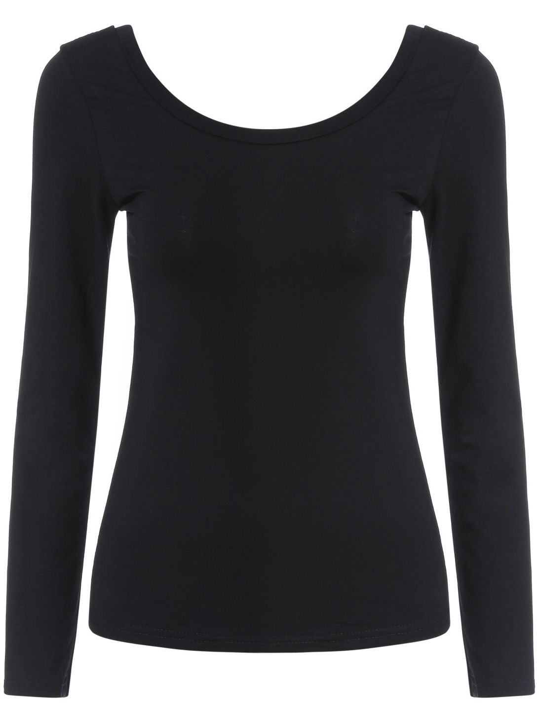 Fitted Basic Long Sleeve Top