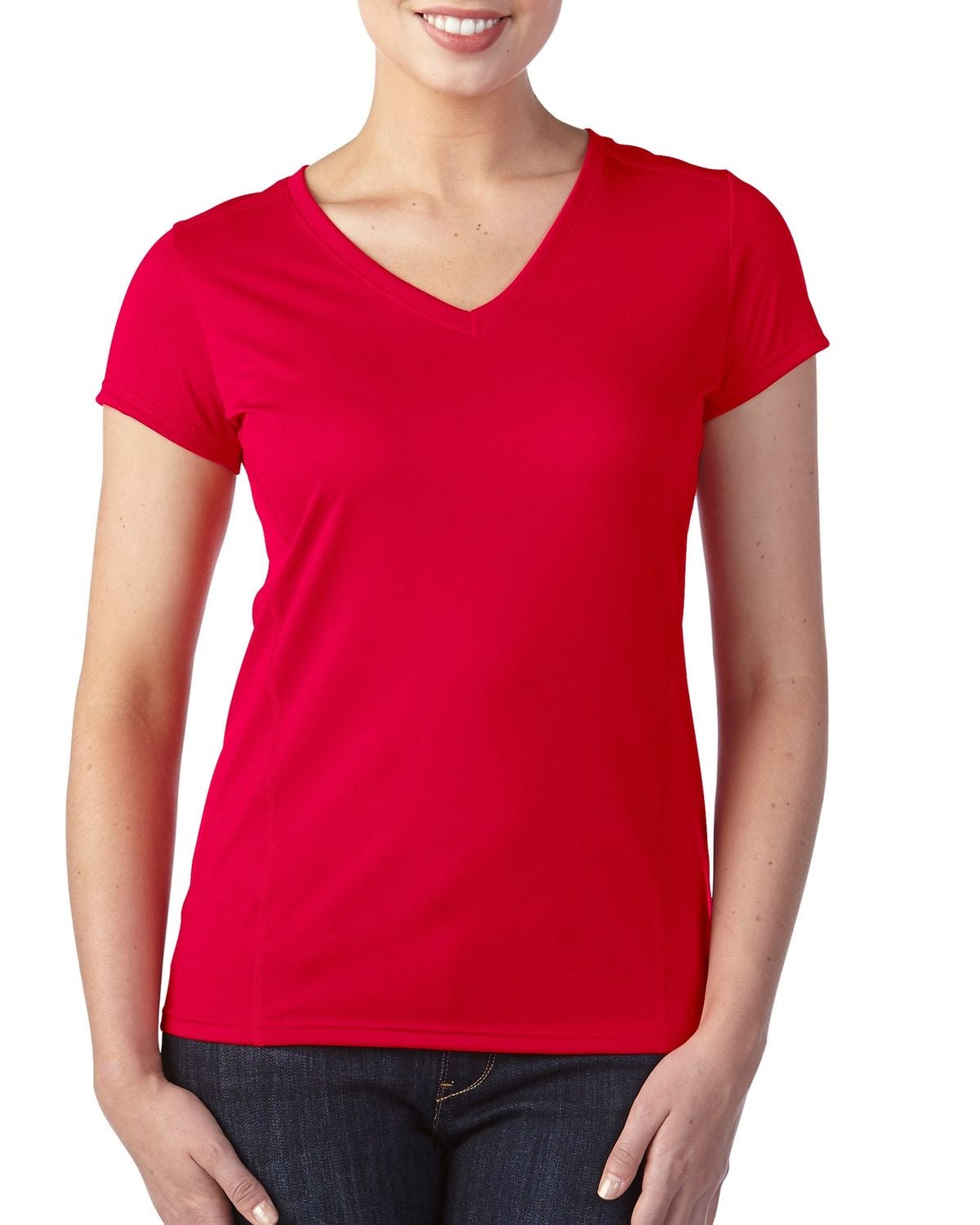 Fitted V-Neck T-Shirt