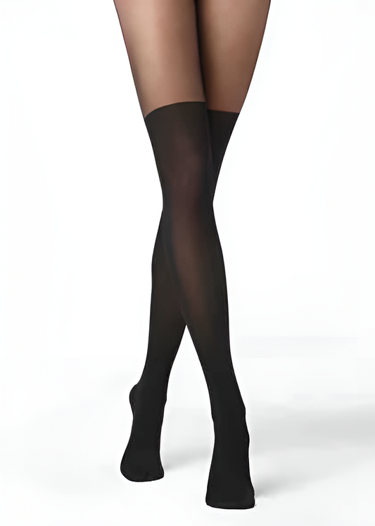 Over the knee sheer tights