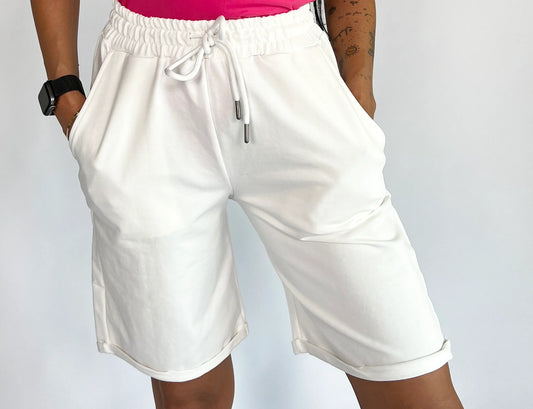 Poplin Sweat-Shorts