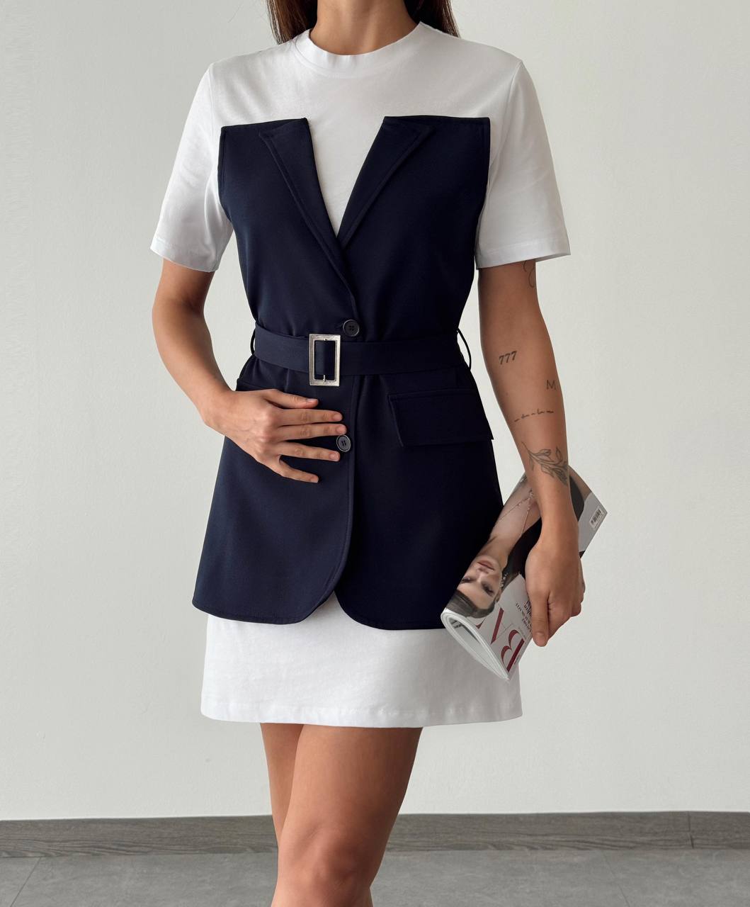 Blazer Shirt Dress