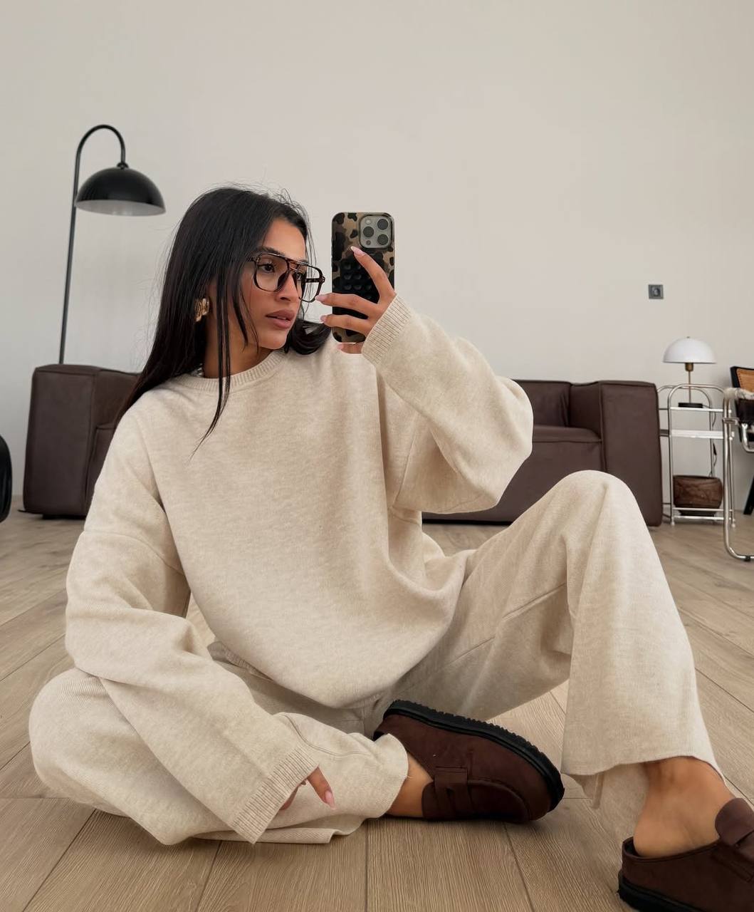 Knit Wide Set - Free size