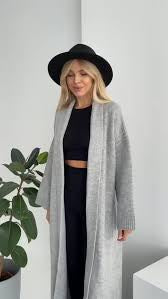 Long Wool Cardigan