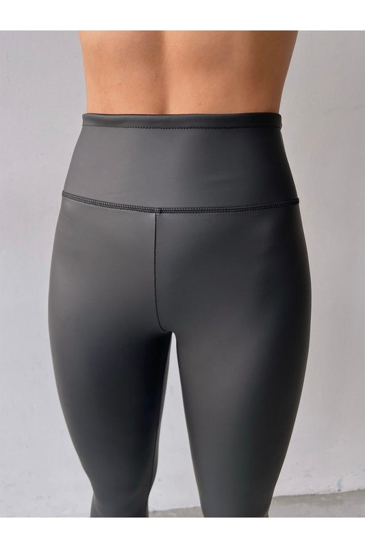 Original Thermal Leather Leggings Matte