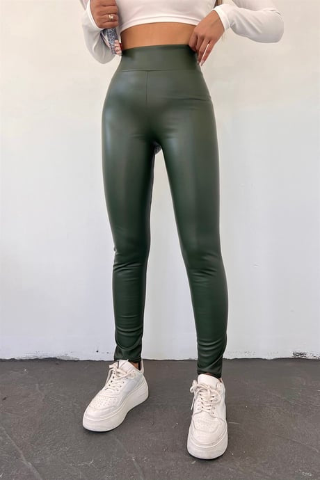 Original Thermal Leather Leggings Shiny