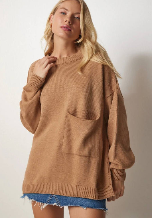 Soft Wool Oversized Blouse