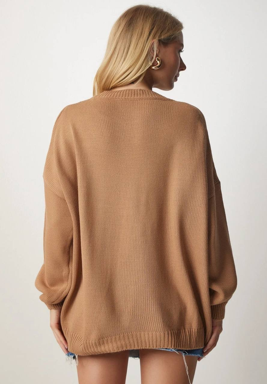 Soft Wool Oversized Blouse