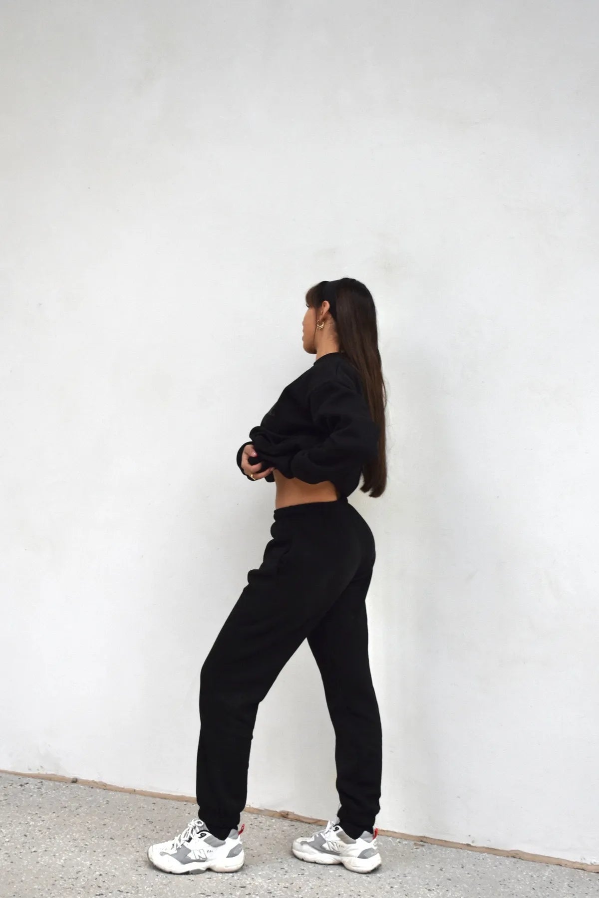 FLEECED SWEATSHIRT AND TROUSER