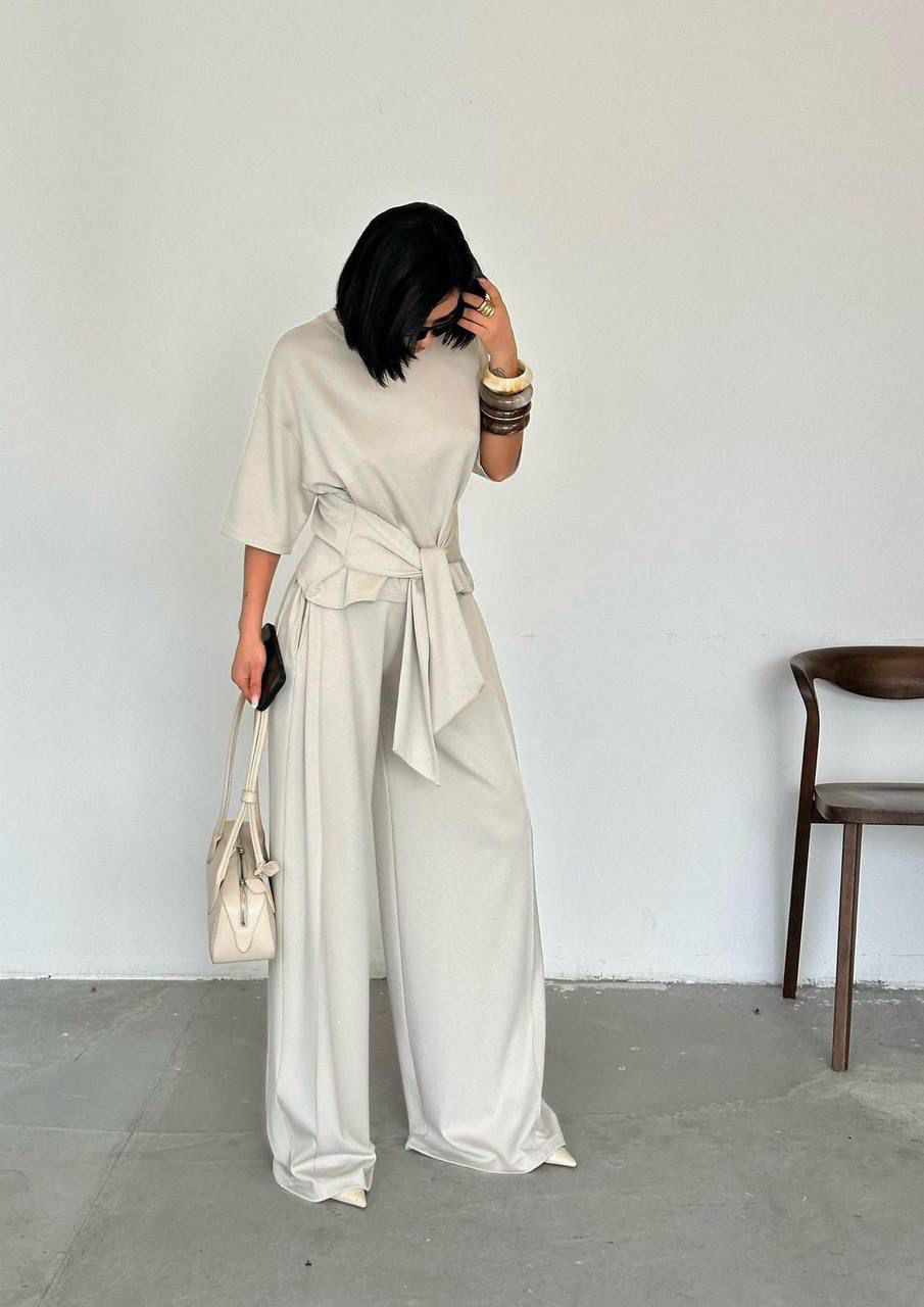The Effortless Tie-Waist Set