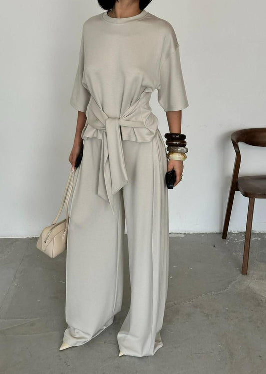 The Effortless Tie-Waist Set