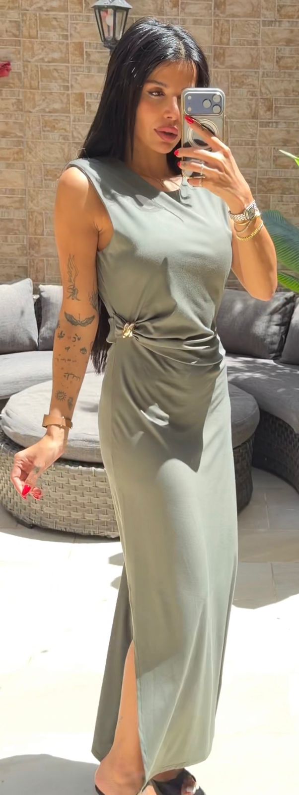 The Sculpted Maxi Dress