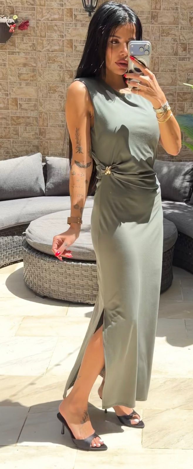 The Sculpted Maxi Dress