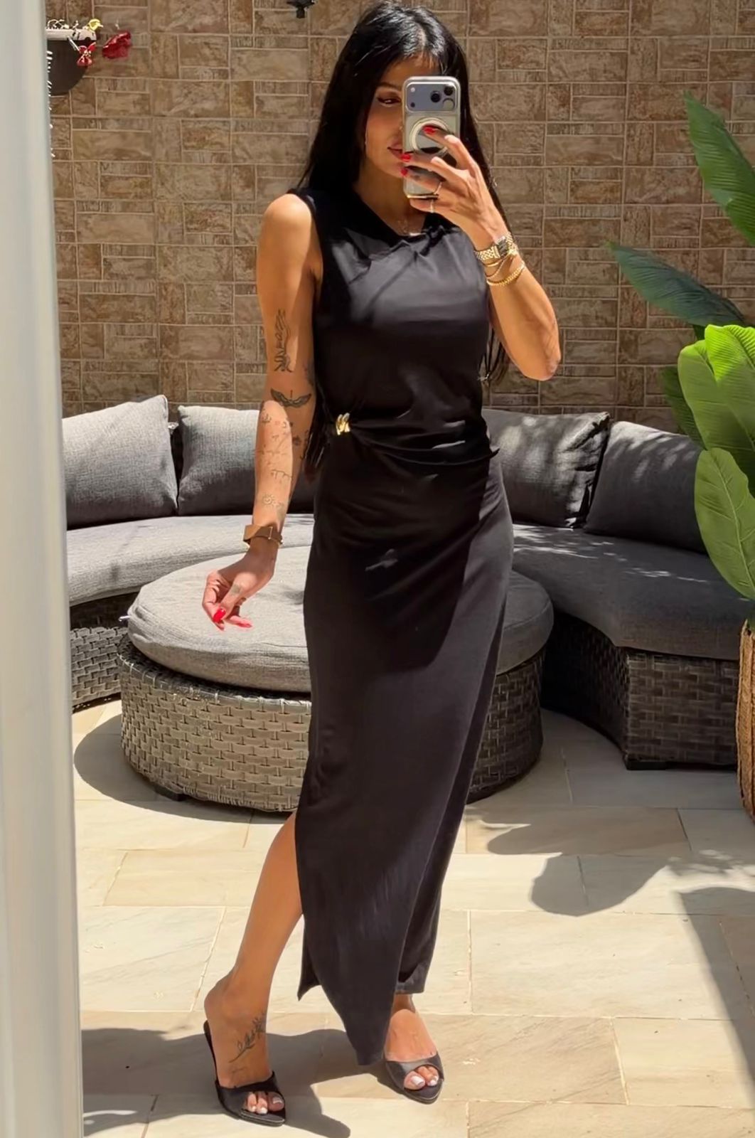 The Sculpted Maxi Dress