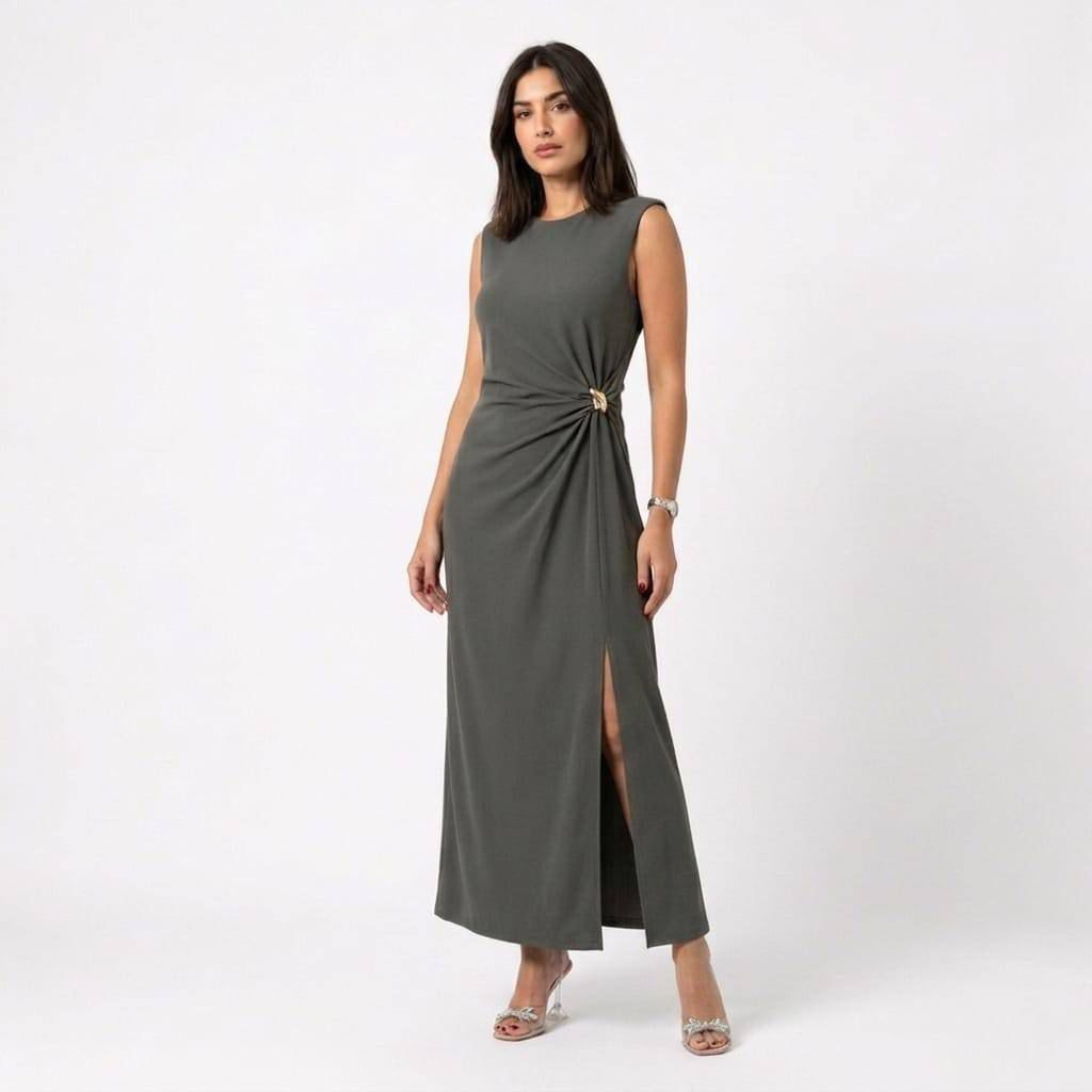 The Sculpted Maxi Dress